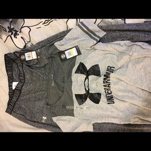 Under armour top size medium and pants size small
